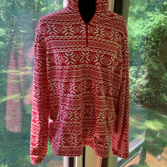 Lands' End Jackets & Blazers - 5/for $25 Lands End fleece snowflake pullover